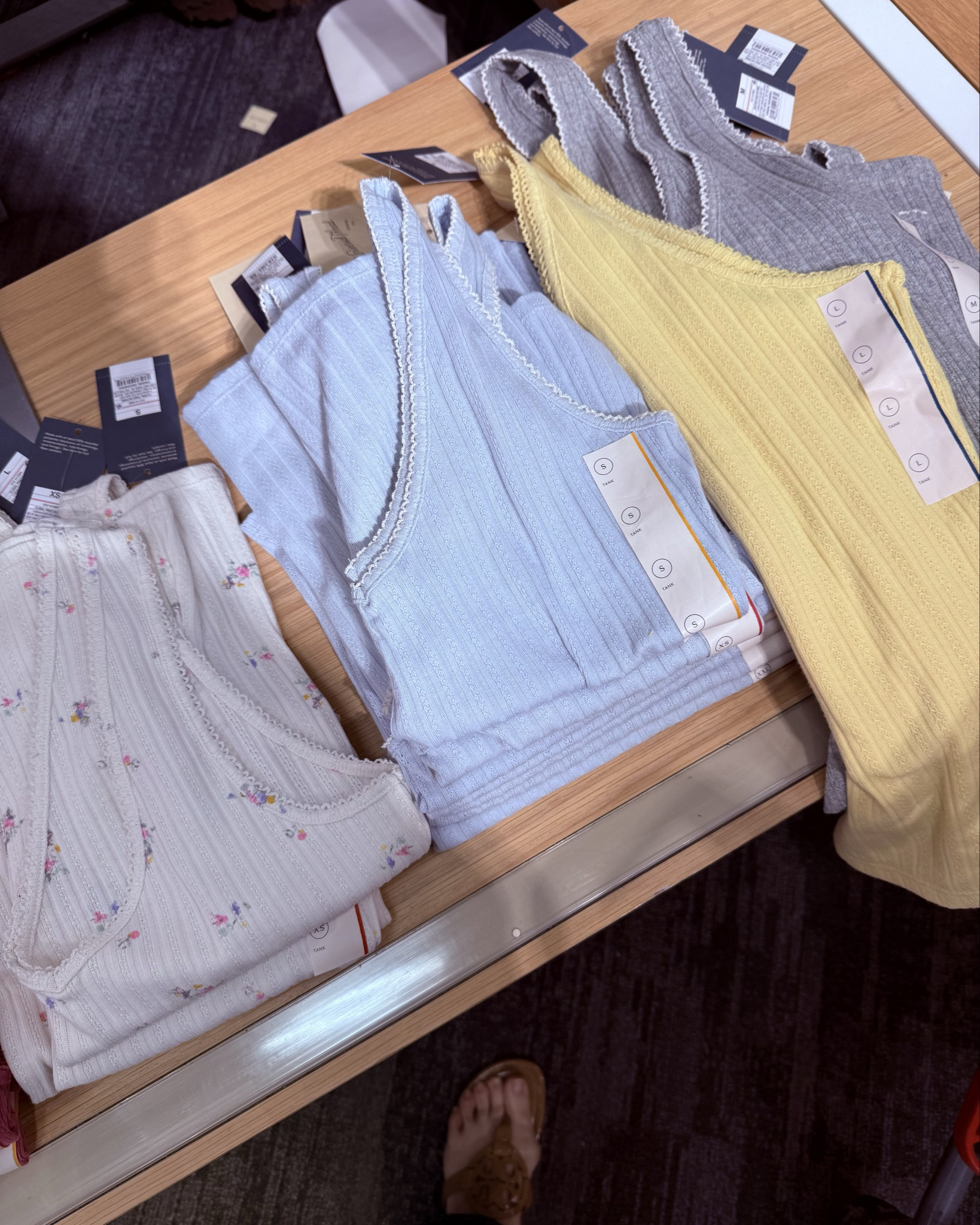 New Women's Western Lace Trim Pointelle Tank Tops from Target - Universal Thread brand - only $9. Available in lots of colors. Nice basics for spring and summer. Size down. 


#LTKSpringSale

#LTKSeasonal #LTKOver40 #LTKootd

#LTKPetite #LTKSaleAlert