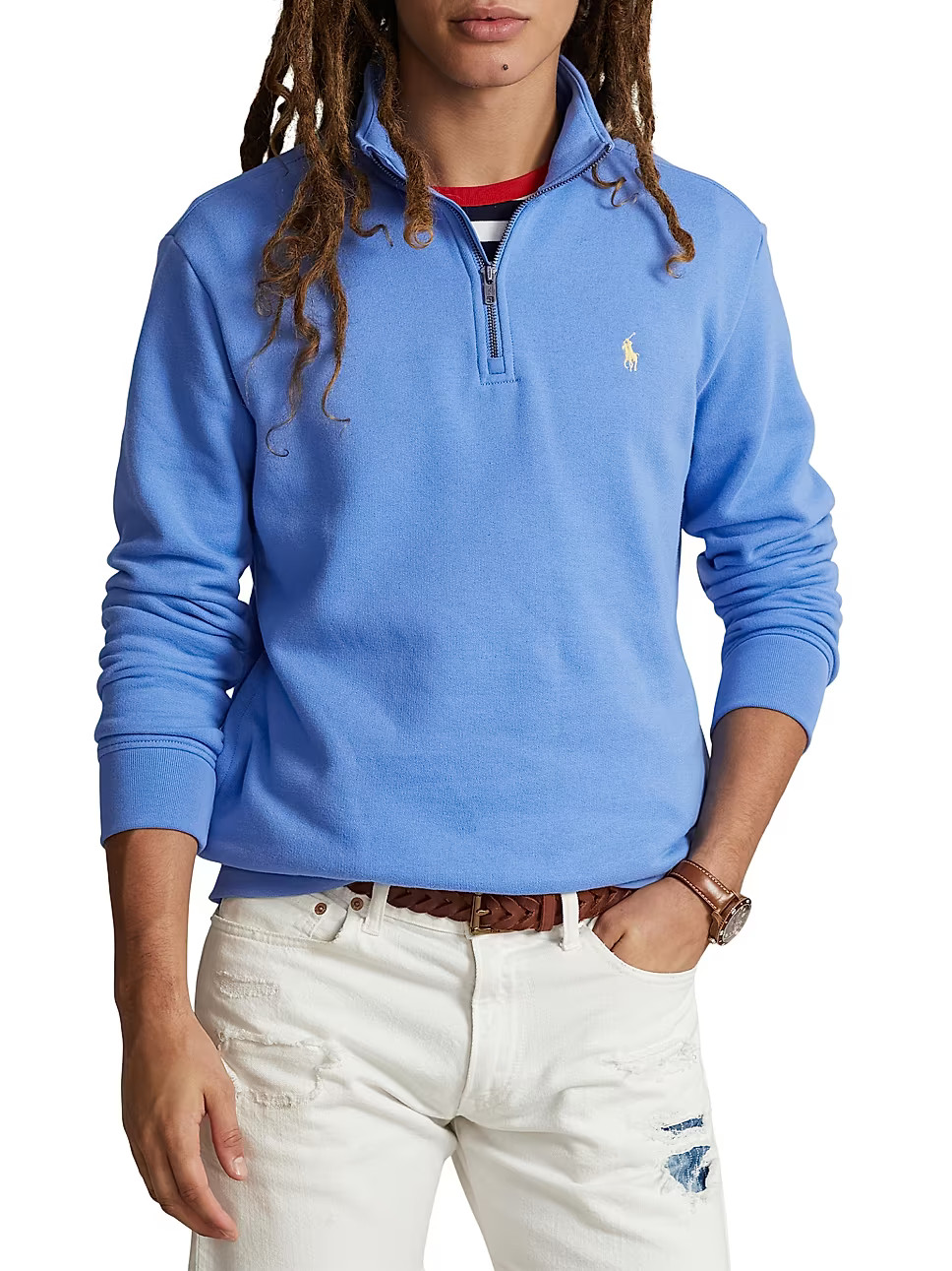 RL Fleece Quarter-Zip Sweatshirt | Saks Fifth Avenue