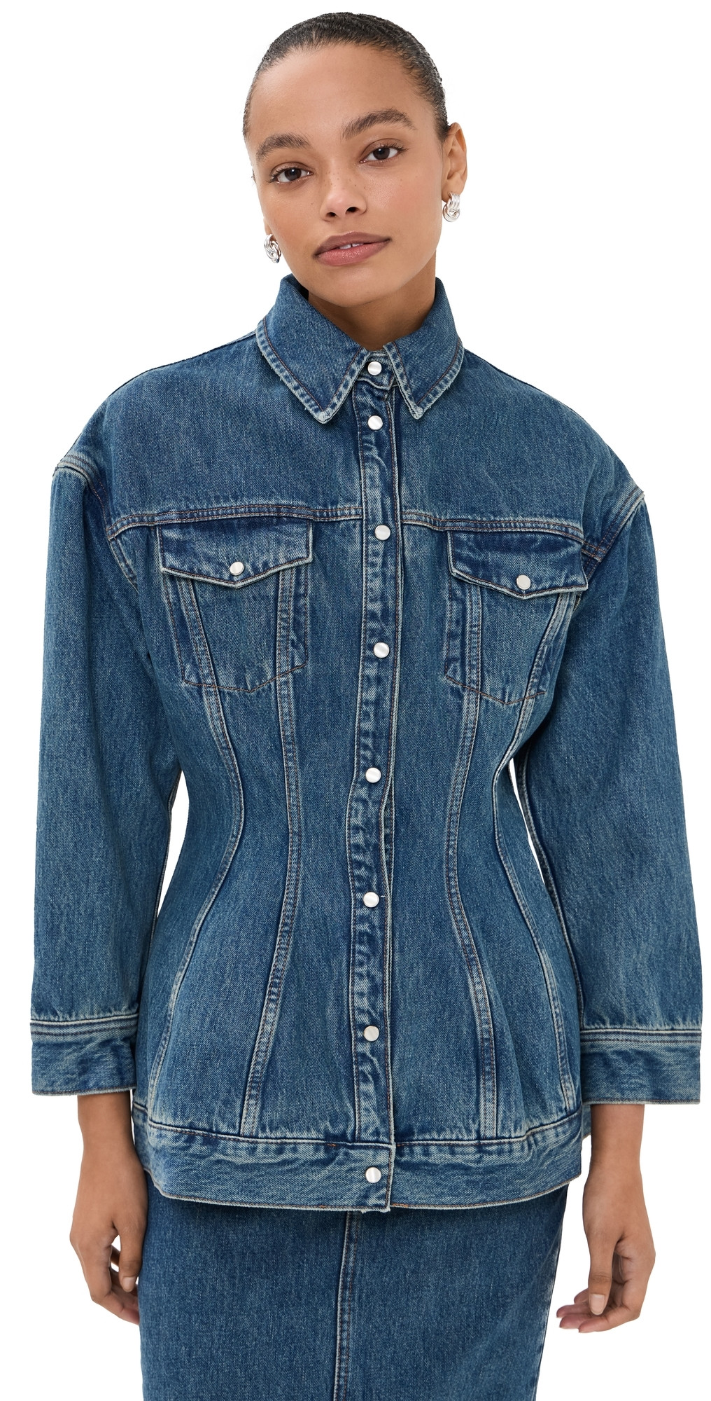WARDROBE. NYC Denim Contour Jacket Indigo XS | Shopbop