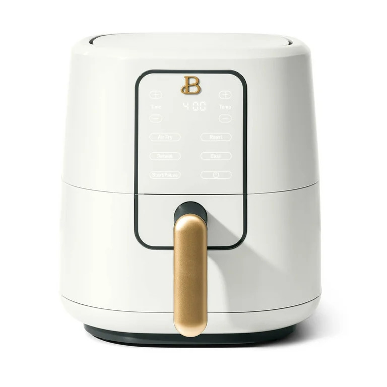 Beautiful 3 Qt Air Fryer with TurboCrisp Technology, EverGood Ceramic Nonstick Coating, White Ici... | Walmart (US)