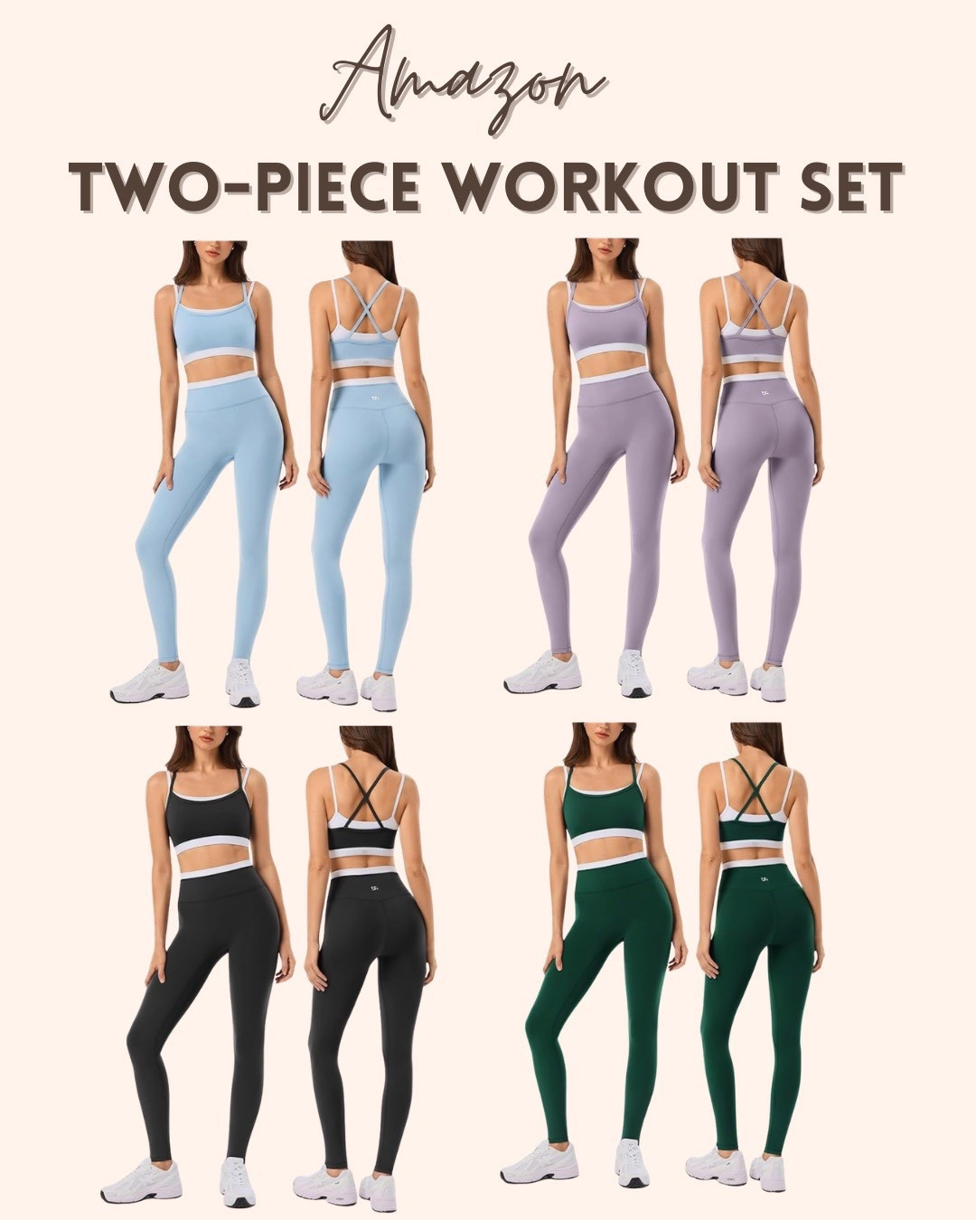 I love this adorable workout set! 

#LTKootd #LTKgrwm #LTKfitnessgoals