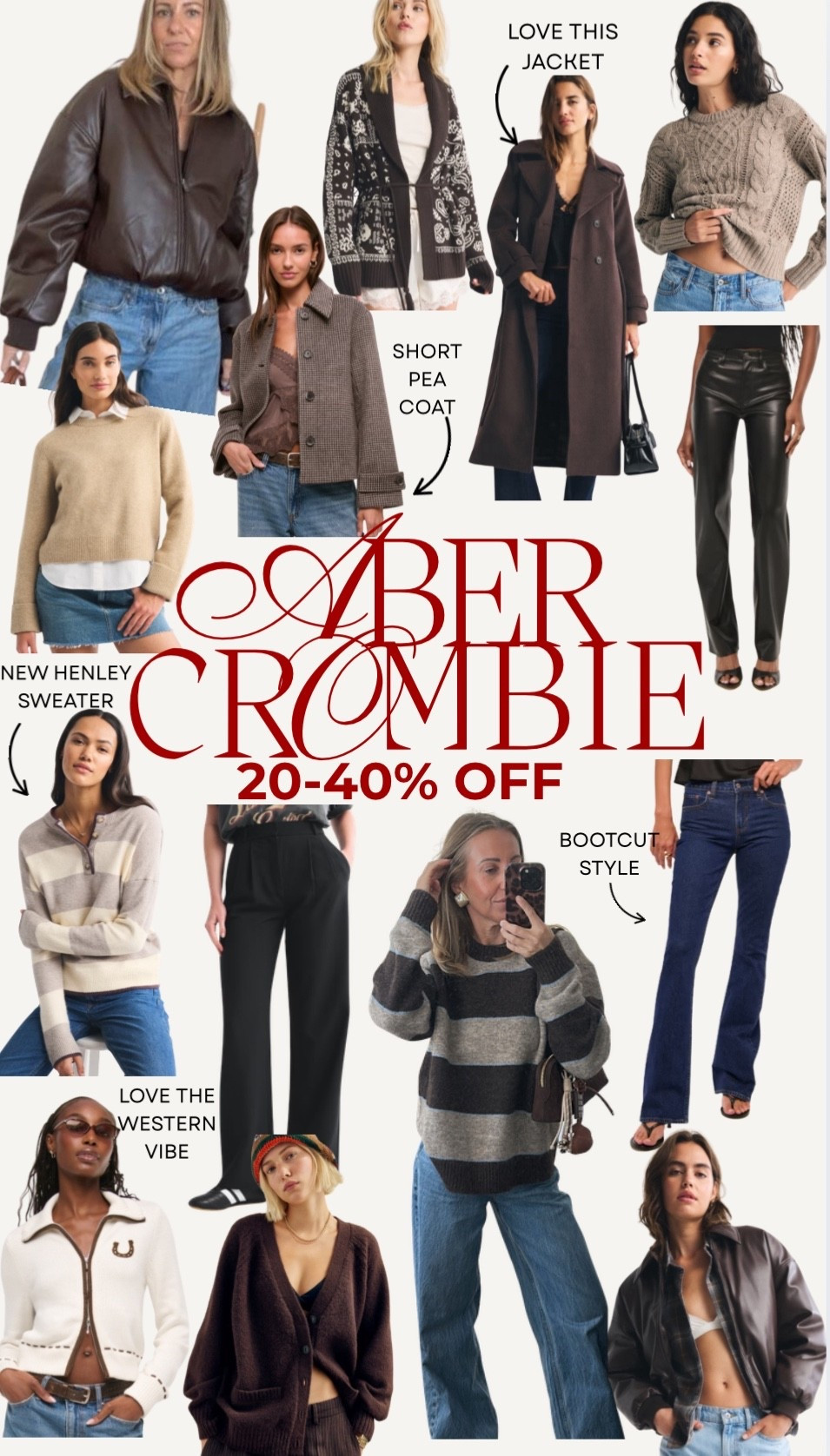 Abercrombie 20-40% off

#LTKGiftGuide #LTKHoliday #LTKFindsUnder100