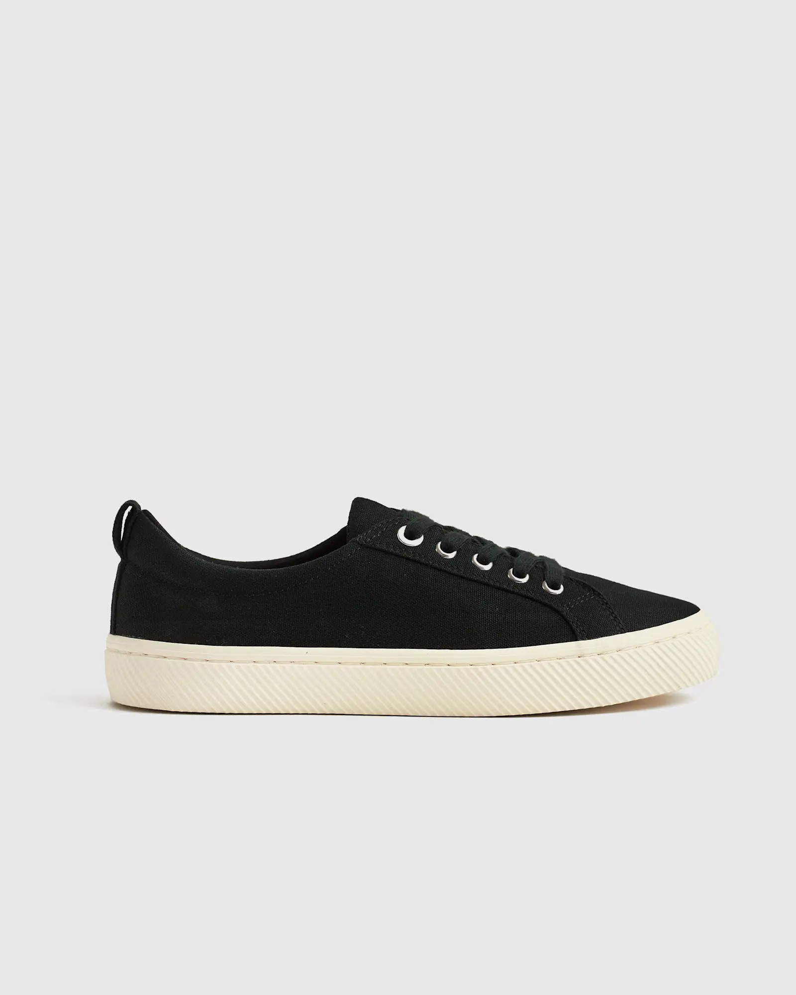 Eco Cotton Canvas Everyday Sneaker in Black | Quince