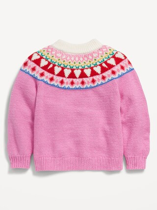 Fair Isle Sweater for Toddler Girls | Old Navy (US)