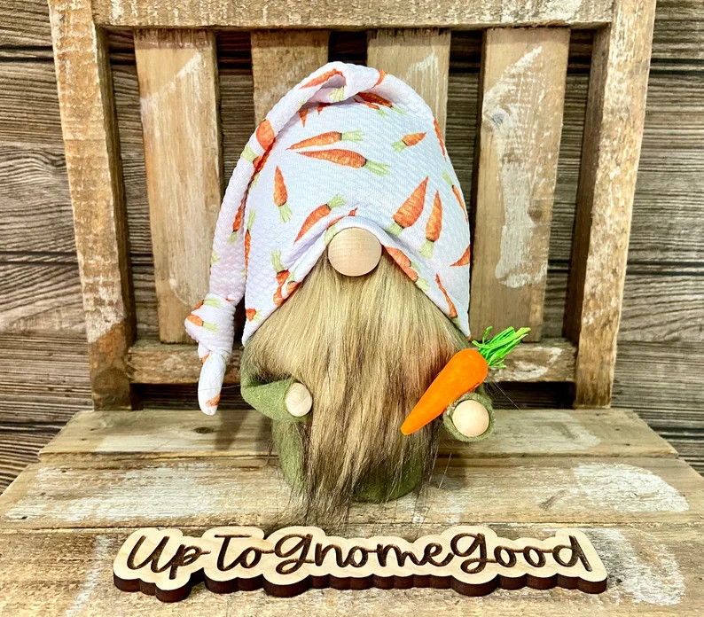 Carrot Gnome/Easter Gnome | Etsy (US)