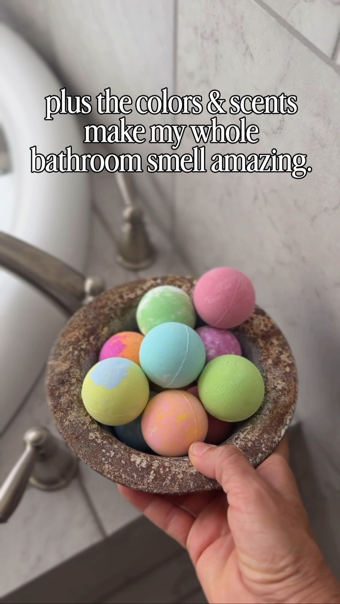 There’s just something about a fresh restock that makes everything feel better 🫧

Refilling my bath bomb bowl = instant mood boost. These are made with essential oils so they actually turn a regular bath into a full-on spa moment—and the colors + scents make my whole bathroom smell amazing.

20 for such a good price, and honestly one of my favorite little ways to make everyday routines feel elevated 🤍

#LTKHome #LTKFinds #RestockWithMe #BathroomAesthetic #SpaAtHome #EverydayLuxury

#LTKmorningroutine #LTKMothersDay #LTKselfcare