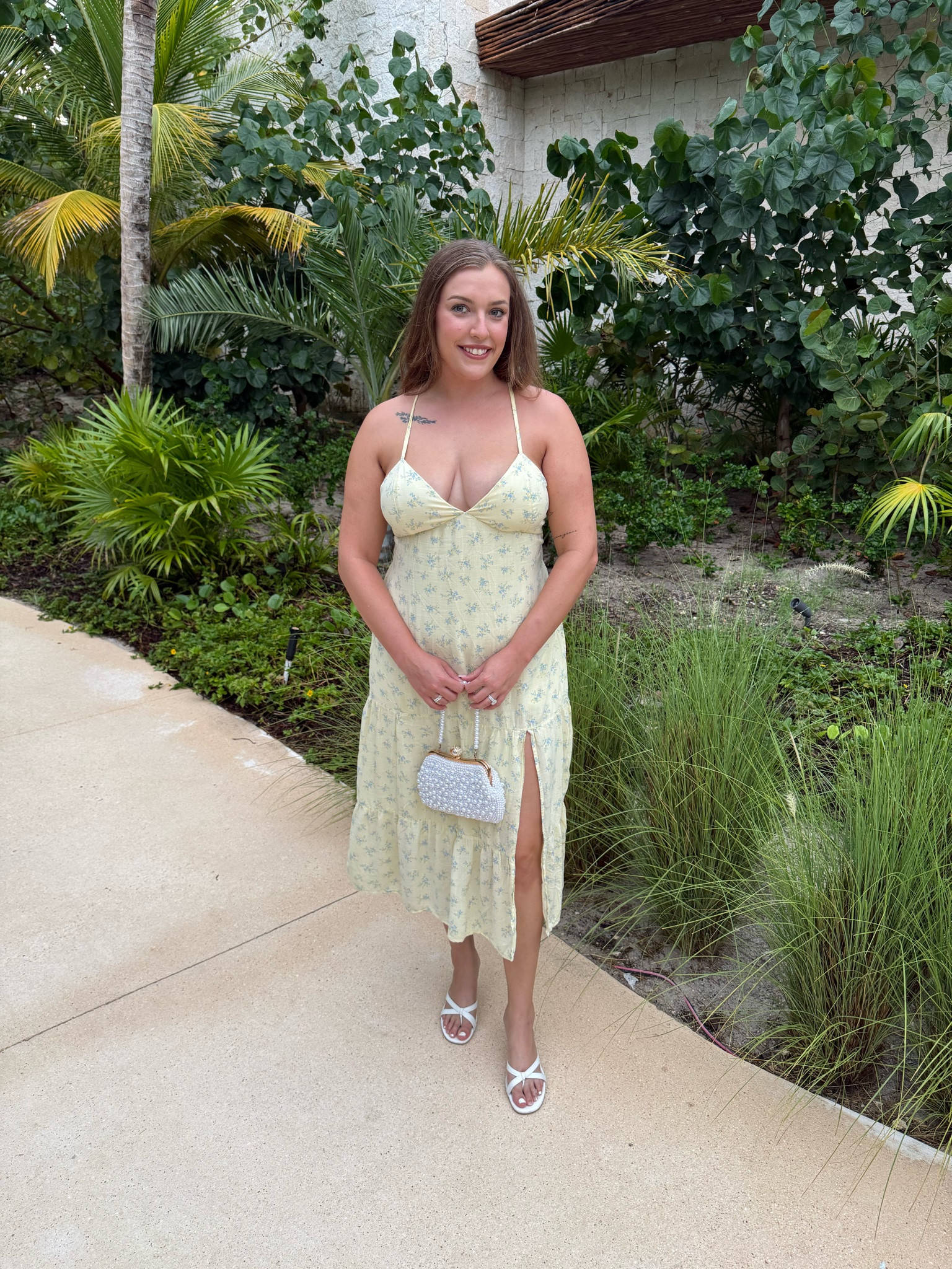 Yellow midi dress for our honeymoon 💛

#LTKootd #LTKgrwm #LTKWedding