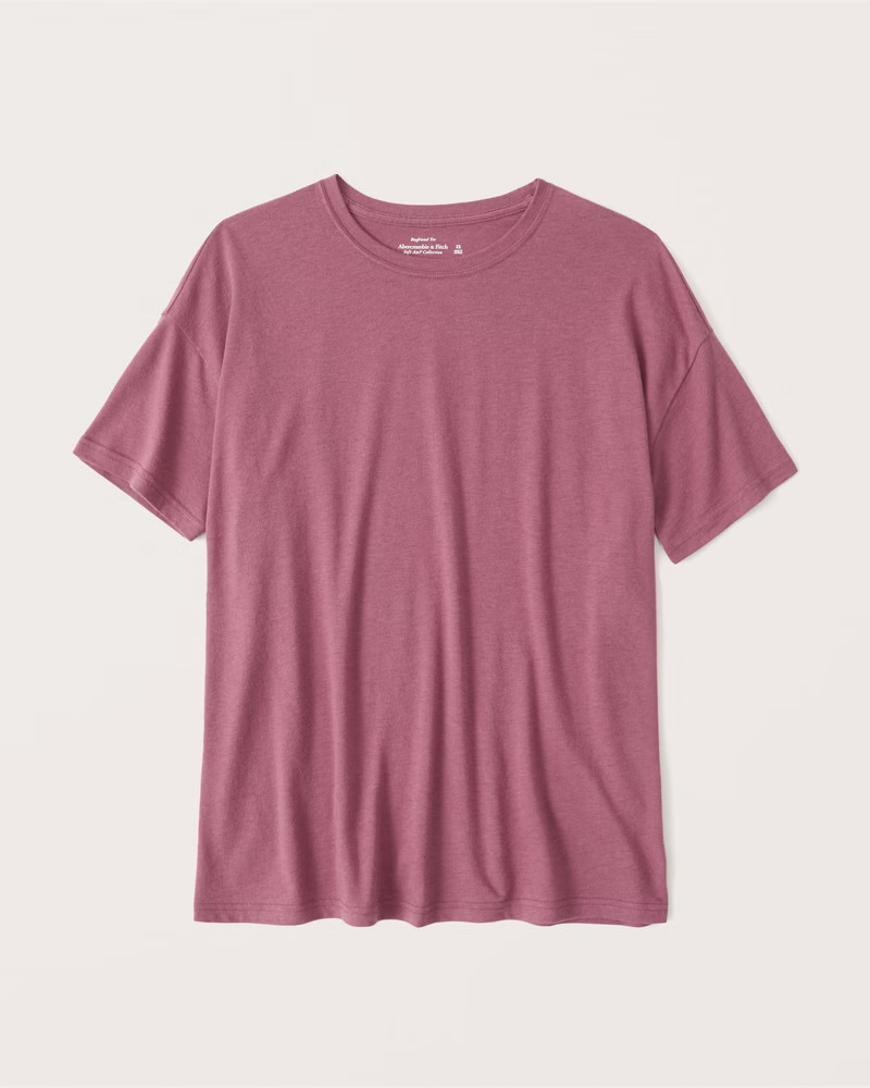 Oversized Boyfriend Tee | Abercrombie & Fitch (US)