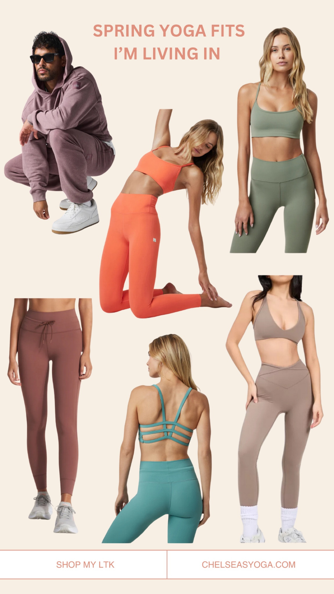 Spring yoga fits I’m living in 🧘🏼‍♀️ love these pieces for spring 

code “Chelsea” saves on Buff Bunny Site 🤍🤎

#LTKFindsUnder100 #LTKFitness #LTKSeasonal