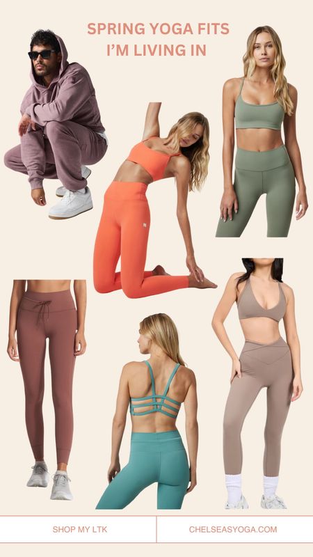Spring yoga fits I’m living in 🧘🏼‍♀️ love these pieces for spring 

#LTKSeasonal #LTKfitness