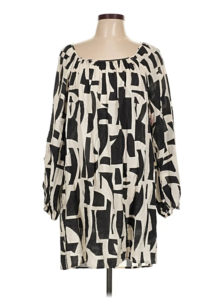 H&M Graphic Black Casual Dress Size L - 55% off | ThredUp (US)