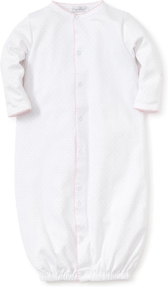 kissy kissy Baby Boys and Girls 100% Pima Cotton New Kissy Dots Print Convertible Nightgown | Amazon (US)