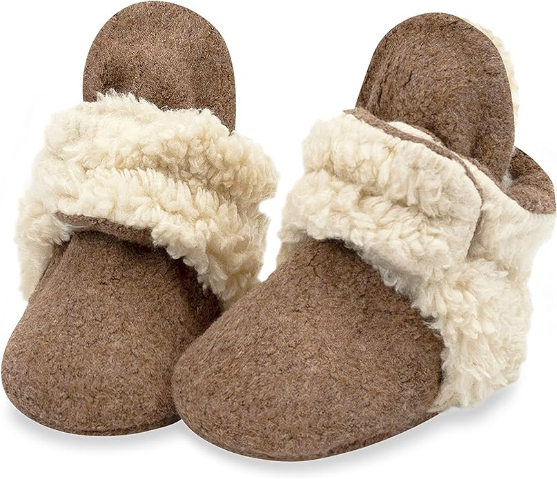 Zutano Unisex Fleece Baby Booties, Two Snap Closure, Newborn to 24 Months | Amazon (US)