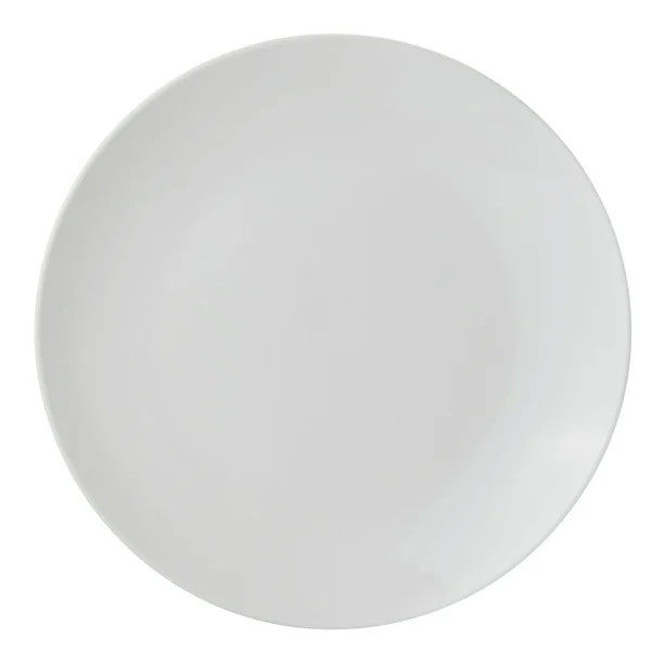 Mainstays Glazed White Round Stoneware Dinner Plate, 10.3” | Walmart (US)