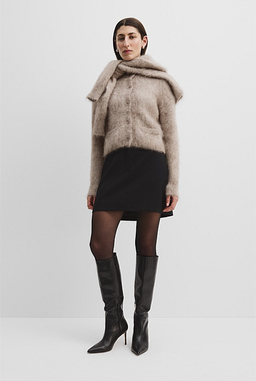 Soft Fluffy Cardigan | Country Road