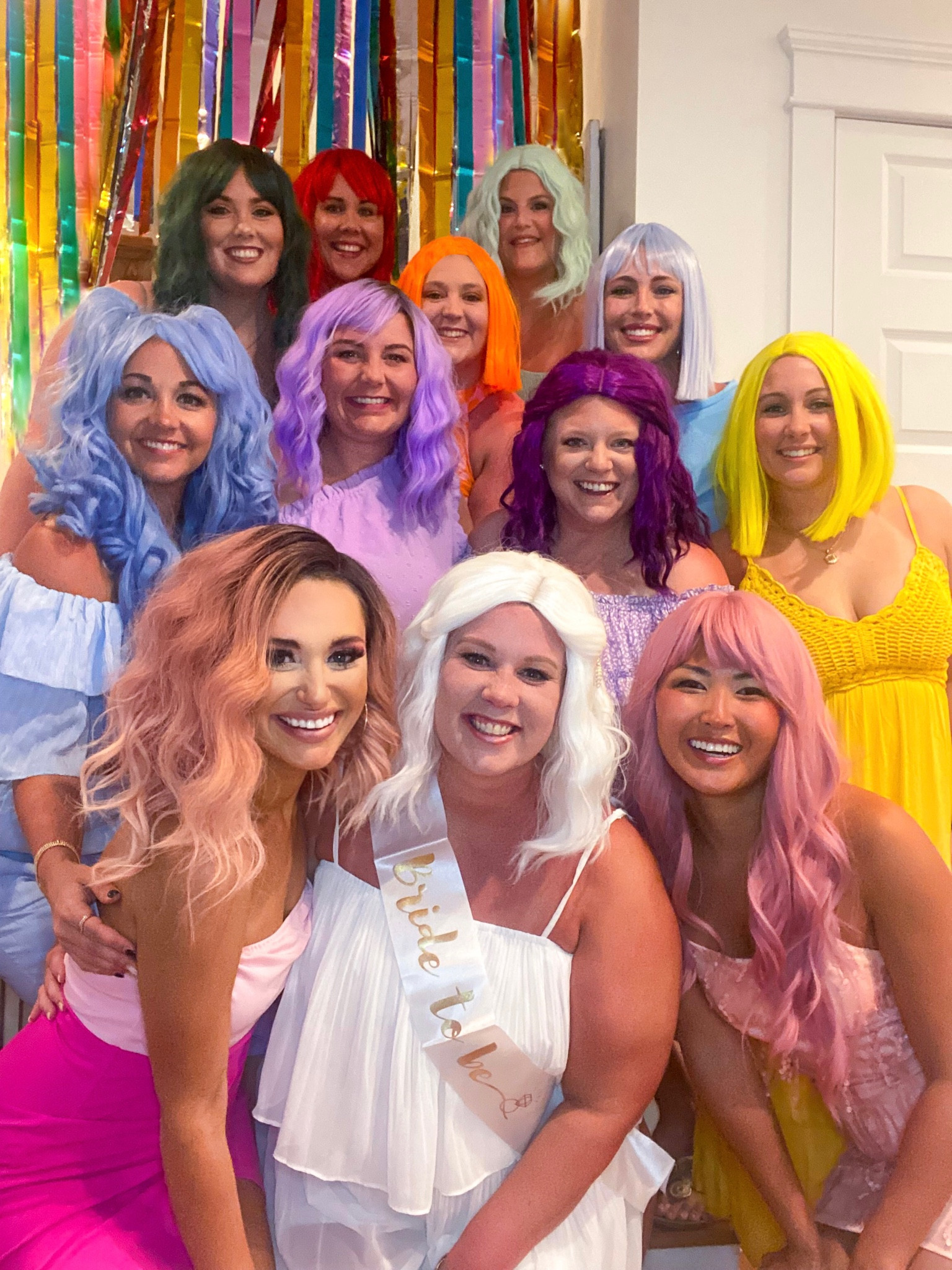 A rainbow monochromatic wig night is THE only way to celebrate on a bachelorette trip, am I right? Honestly, on any girls trip. We had the best time! Get your girls to go head-to-toe the same color as their wig and see how it comes together! Rounding up a few here for y’all  

#LTKtravel #LTKwedding #LTKGiftGuide