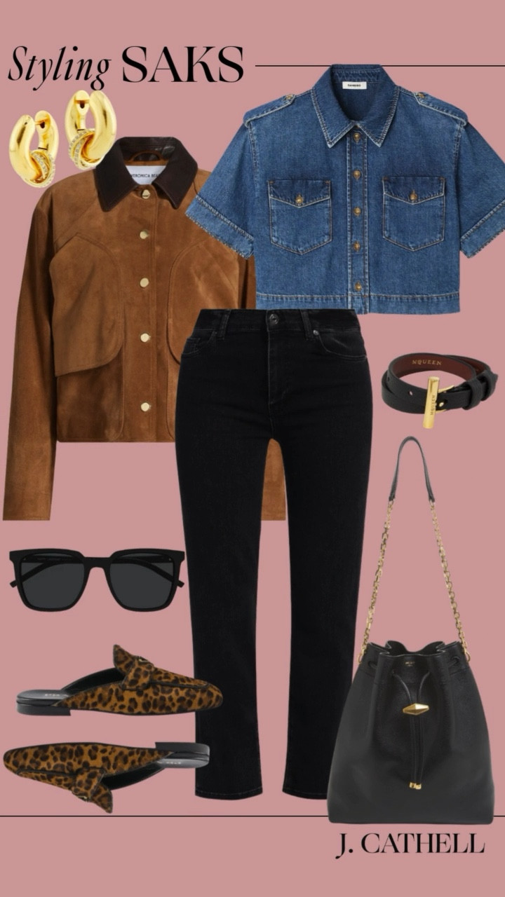 Cool mountain mornings, chic dinners in town, and everything in between—I styled these Saks finds so you can wear them now and later. Think denim blouses, suede jackets, animal print accents, and rich fall tones that transition perfectly into cooler weather.

If you’re planning a Labor Day trip to the mountains—Aspen, Jackson Hole, Vail, Park City, or Highlands—these looks are exactly what you’ll want in your suitcase. Elevated yet effortless, they’ll take you from trail walks to cocktails by the fire without missing a beat.

Shop the edit now on jcathell.com and start planning those mountain chic moments ✨

@saks #saks #sakspartner
#SaksStyle

#LTKStyleTip #LTKShoeCrush #LTKOver40