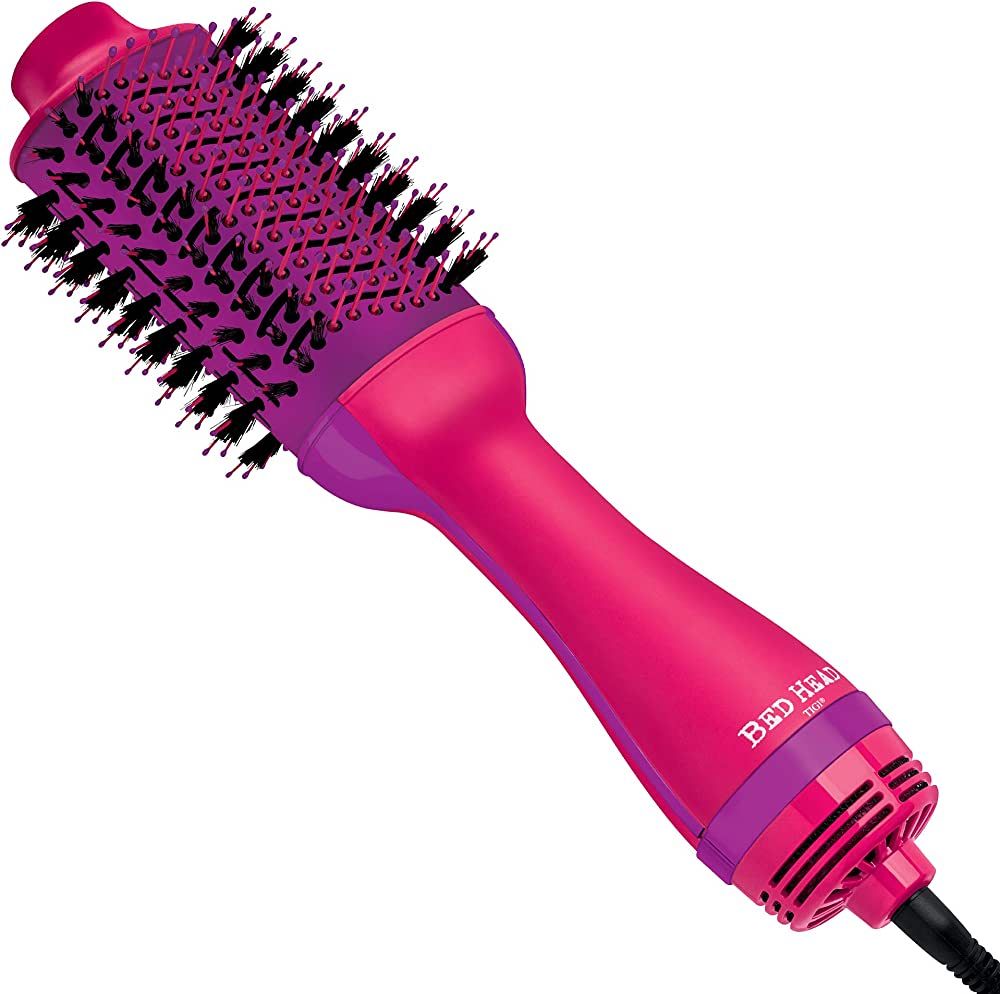 Bed Head One Step Volumizer and Hair Dryer | Dry, Straighten, Texture, Style in One Step (Pink) | Amazon (US)