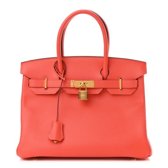 Hermes: All/Bags/Handbags/HERMES Epsom Birkin 30 Rose Jaipur | FASHIONPHILE (US)