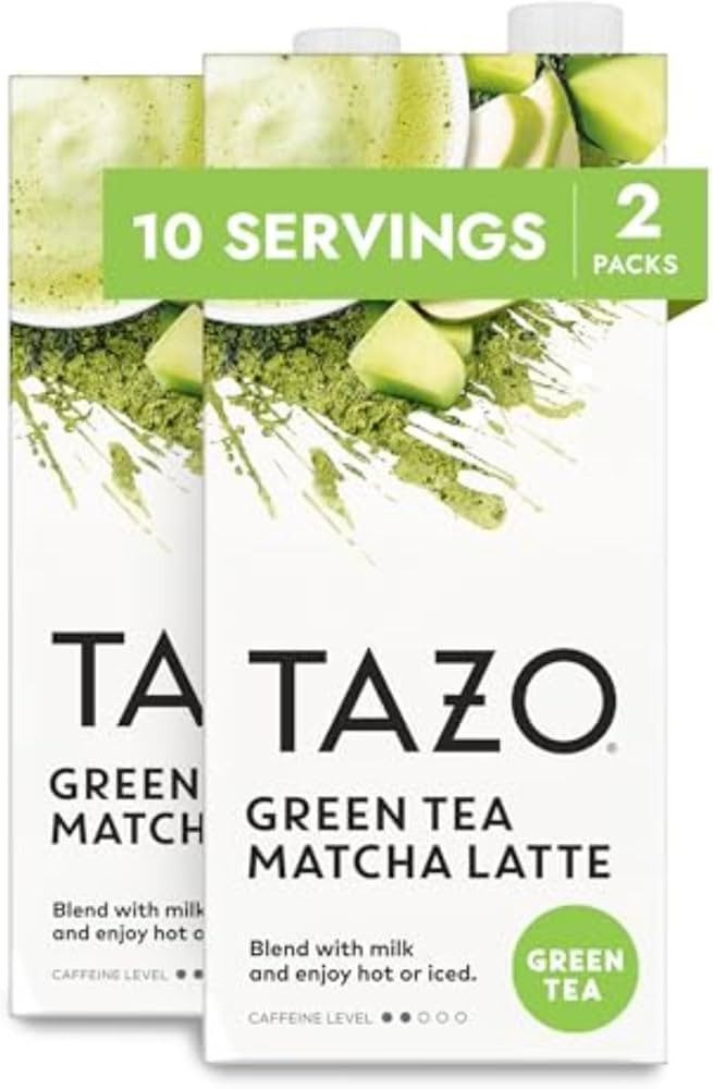 TAZO Green Tea Matcha Latte Concentrate, Sweetened with Notes of Honeydew Melon & Tropical Fruit,... | Amazon (US)