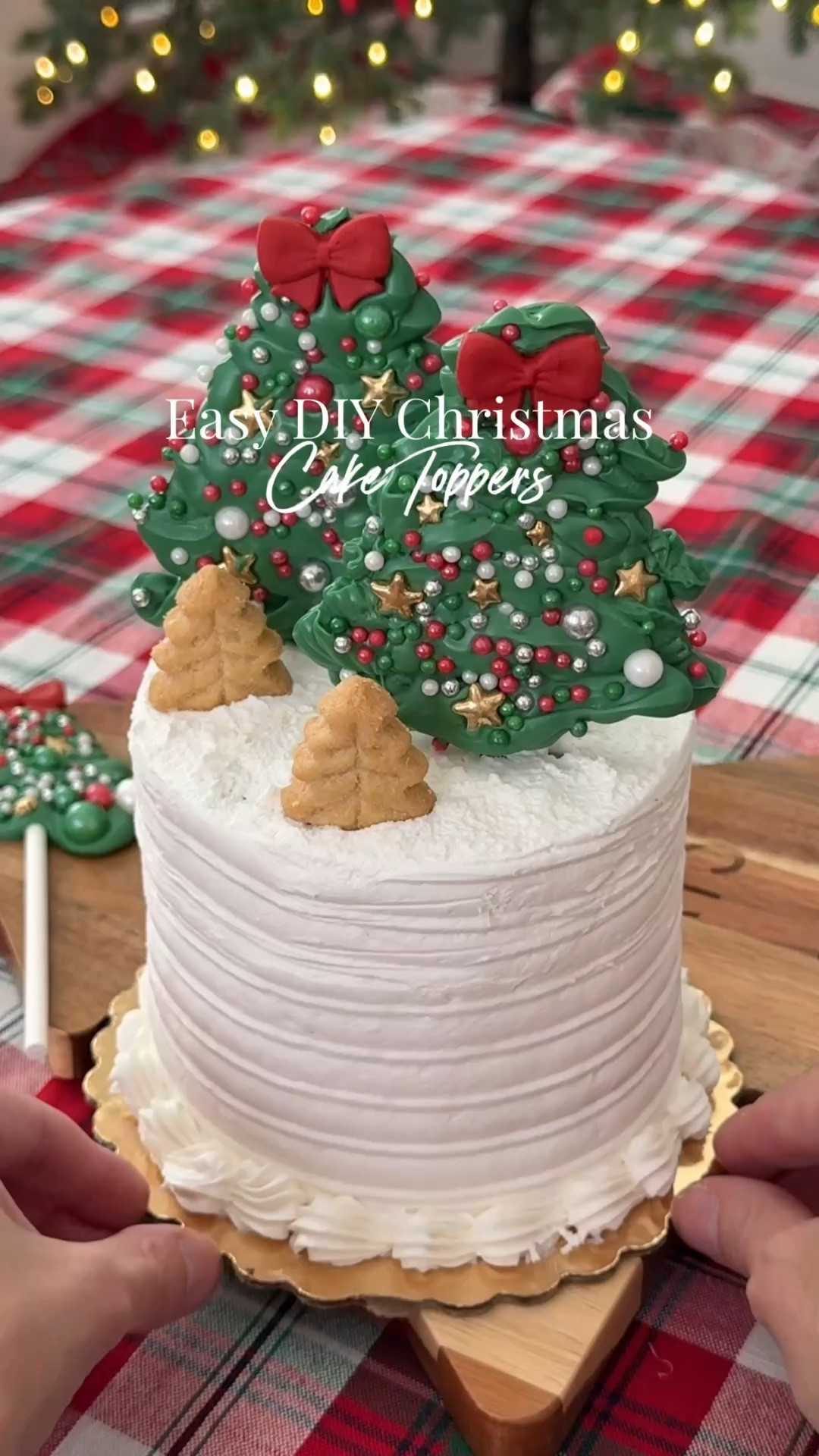 Christmas DIY Cake Hack 🎄
When you don’t have time to make a cake, WOW your guests with this easy DIY instead! This took me less than 15 minutes and look how cute! I used a store bought cake, scraped off the top that had birthday sprinkles and then used cake pop sticks, green chocolate melts, sprinkles and bow icing decorations to make the CUTEST chocolate trees! I added on a few more cookies and just LOVE how it turned out! 
P.S. These green ready made chocolate melt bags are genius!!! 🎄

#LTKfoodie #LTKHome #LTKHoliday