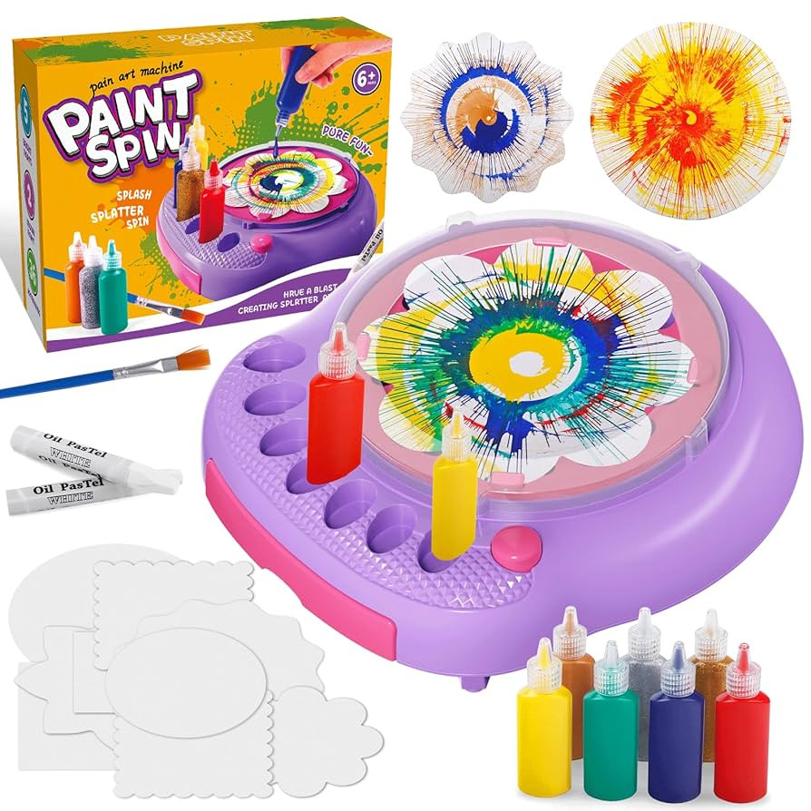 Paint Spin Art Machine Kit for Kids, Arts & Crafts Painting Spinner Toys Kits Sets for Boys & Gir... | Amazon (CA)