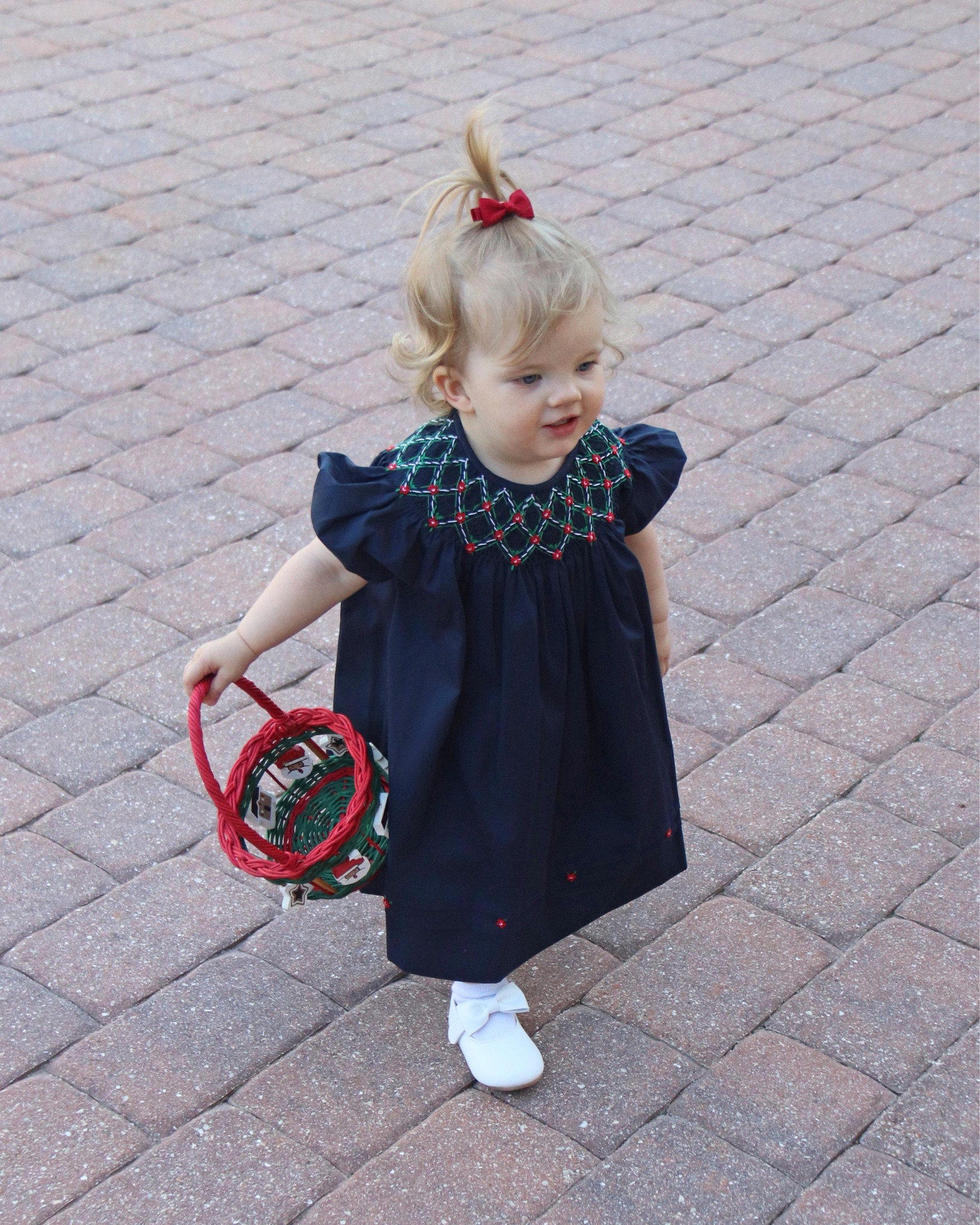 I've linked Lily’s Navy Bishop Dress directly @feltmanbrothers #ad