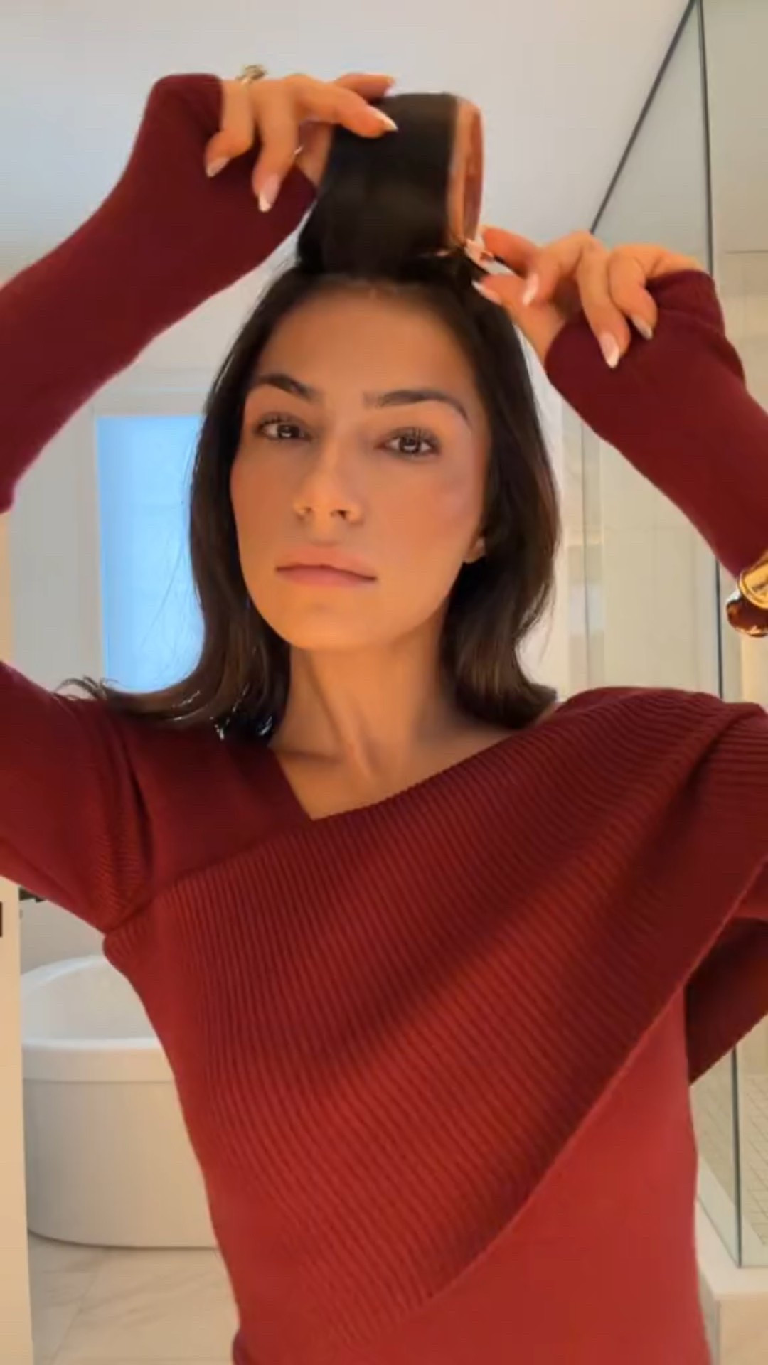 Burgundy for the holidays. Outfit from revolve!! 

#LTKholiday #LTKwinter #LTKdresses