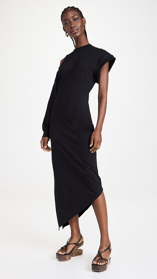 Asymmetric Dress with Shoulder Cut Out | Shopbop