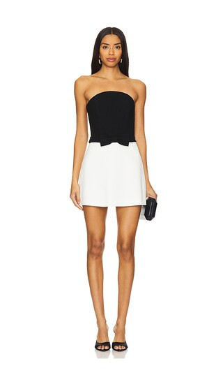 Monaco Mini Dress in White | Revolve Clothing (Global)
