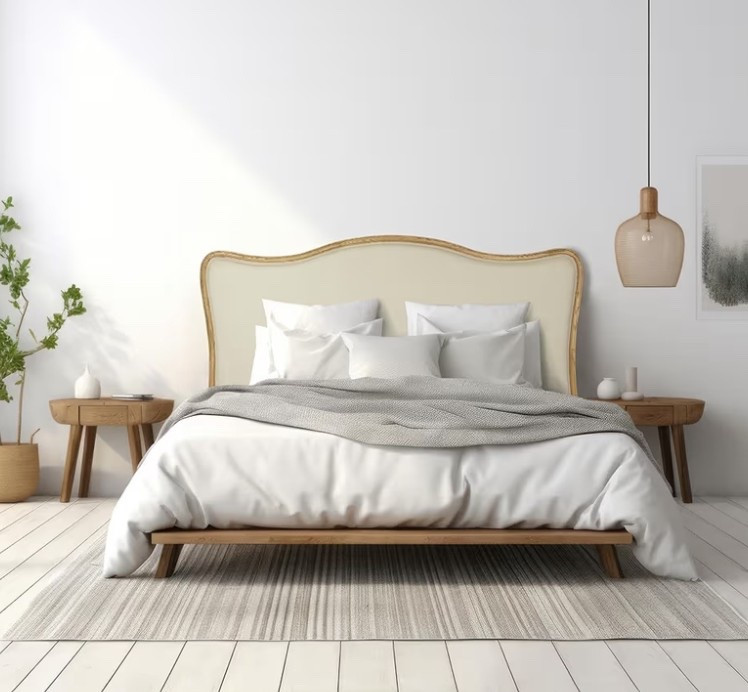 Warm oak tones, soft linen texture, and relaxed summer calm.🌿 This king headboard adds natural charm and an easy, breezy feel that fits perfectly with a light citrus-inspired space.

Ground your bedroom in soft, sunny style.✨

#LTKU #LTKHome #LTKSeasonal