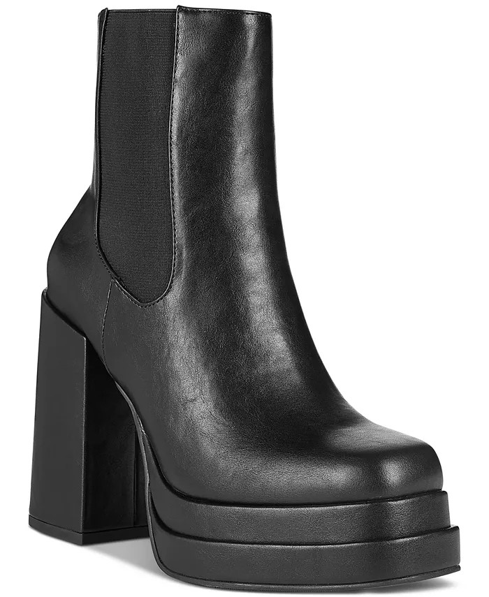 Wild Pair Ohara Double-Platform Booties, Created for Macy's - Macy's | Macy's