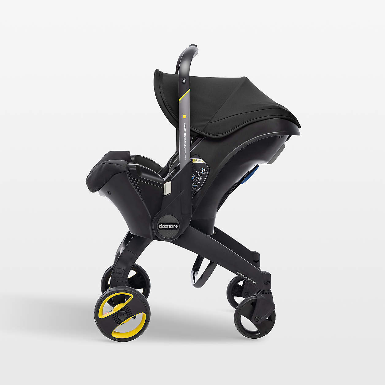 Doona Sahara Sand Compact Infant Car Seat & Stroller with Base + Reviews | Crate & Kids | Crate & Barrel