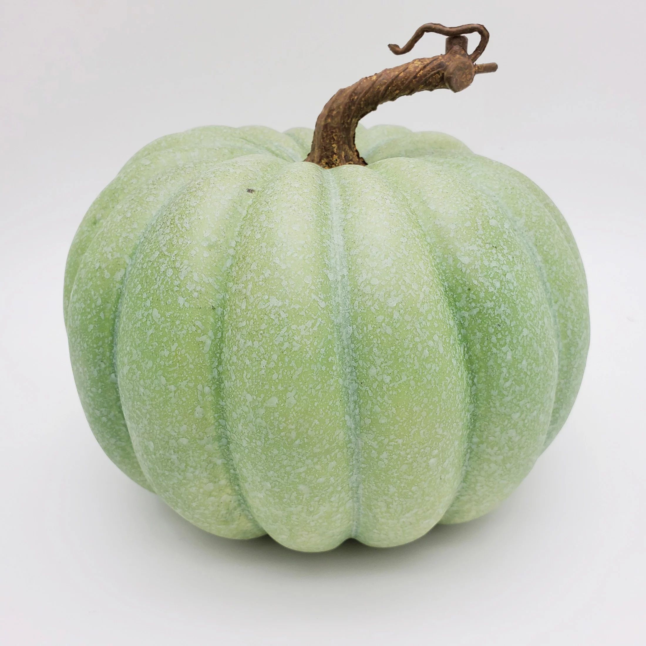 Way to Celebrate Harvest Rustic Short Green Foam Decorative Pumpkin, 5"x 6.5" | Walmart (US)