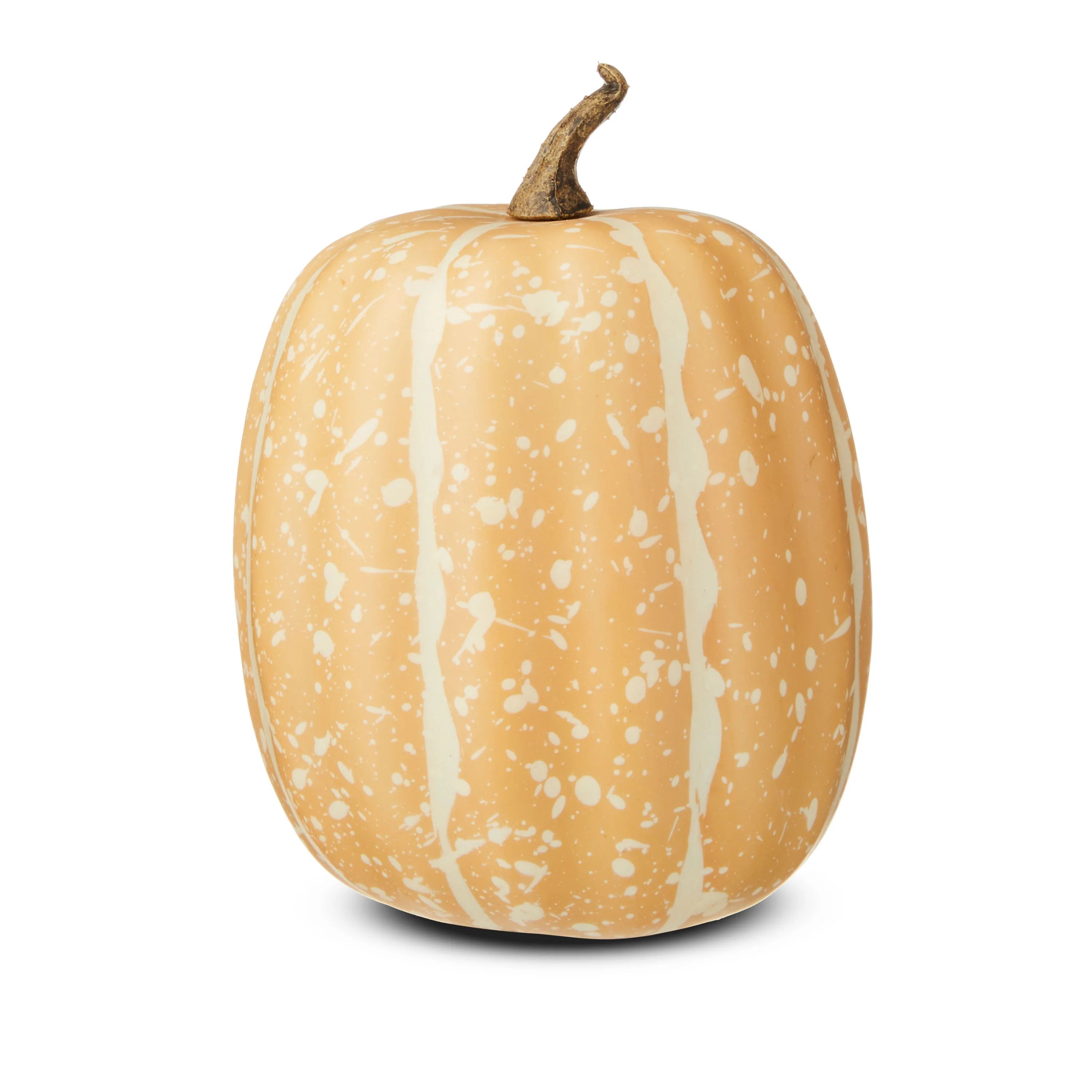 Harvest Small Orange and Cream Foam Pumpkin Decoration, 5 in, by Way To Celebrate | Walmart (US)