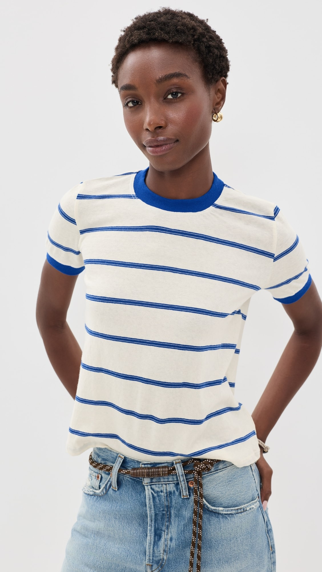 ASKK NY Classic Ringer Tee | Shopbop | Shopbop