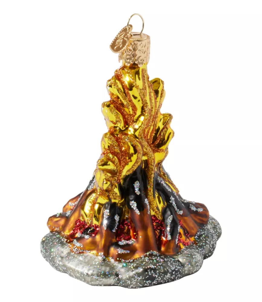 Glass Campfire Ornament | L.L. Bean