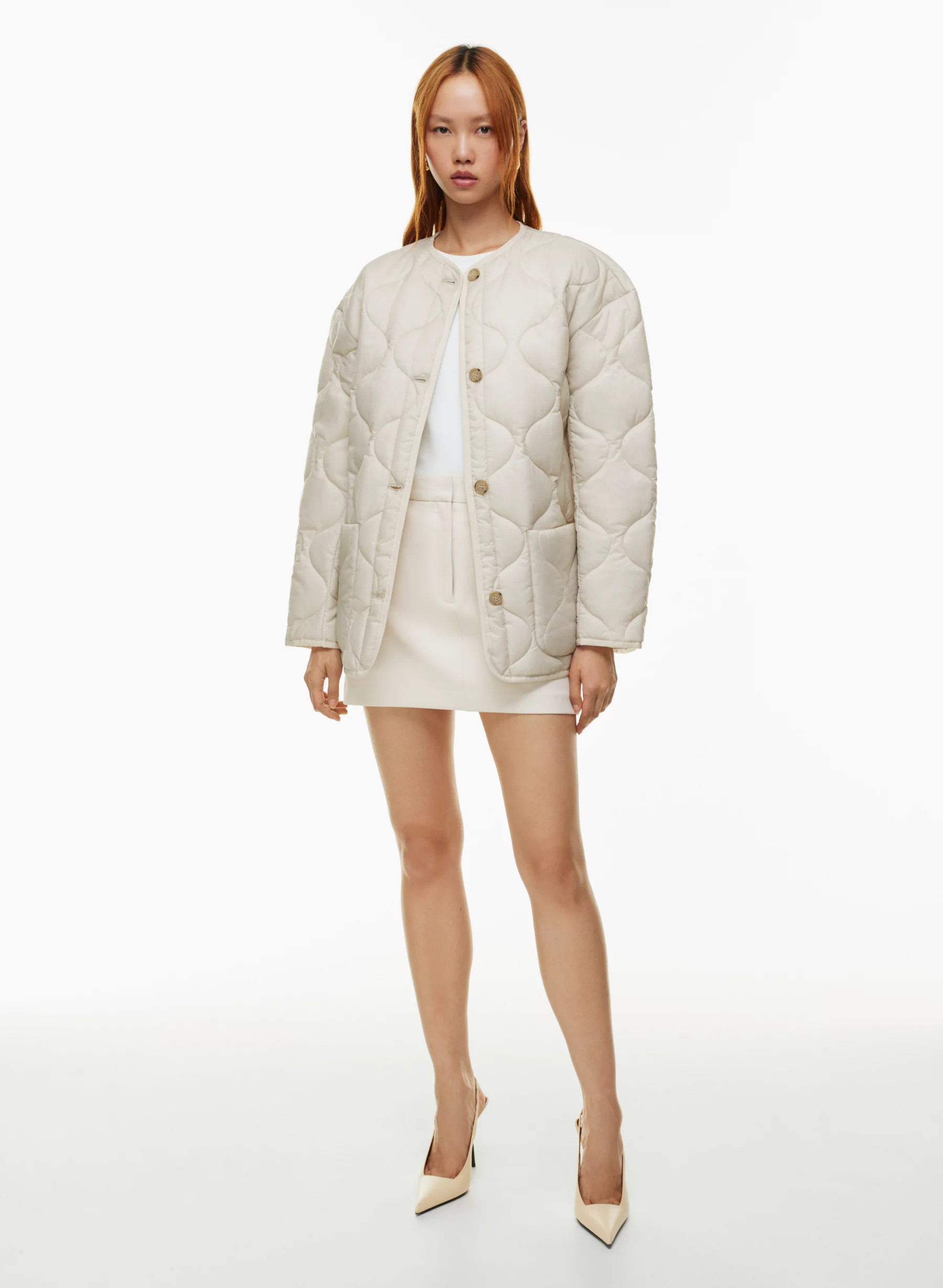 EVERGREEN QUILTED JACKET | Aritzia