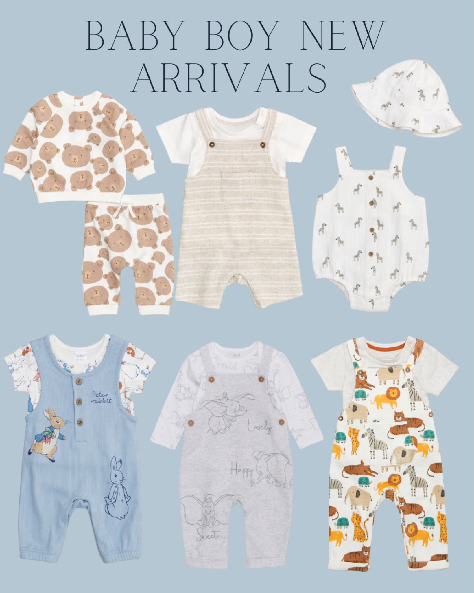 New Arrivals for Baby Boy at Tu Clothing

Baby boy spring summer clothes - spring outfits - baby boy style - blue boy’s outfit / neutral baby outfit - newborn essentials- warm weather baby clothes - vacation outfits- holiday clothes- dungarees- Peter rabbit baby clothes - sun hat set

#LTKbaby #LTKunder50 #LTKbump