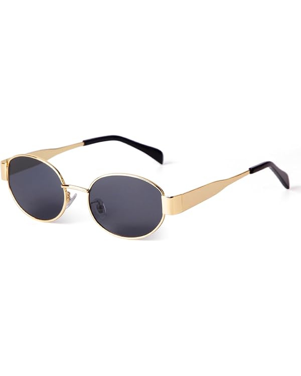 VIA LEECA Retro Sunglasses for Women Men, 90s UV400 Protection Sun Glasses Classic Shades | Amazon (US)