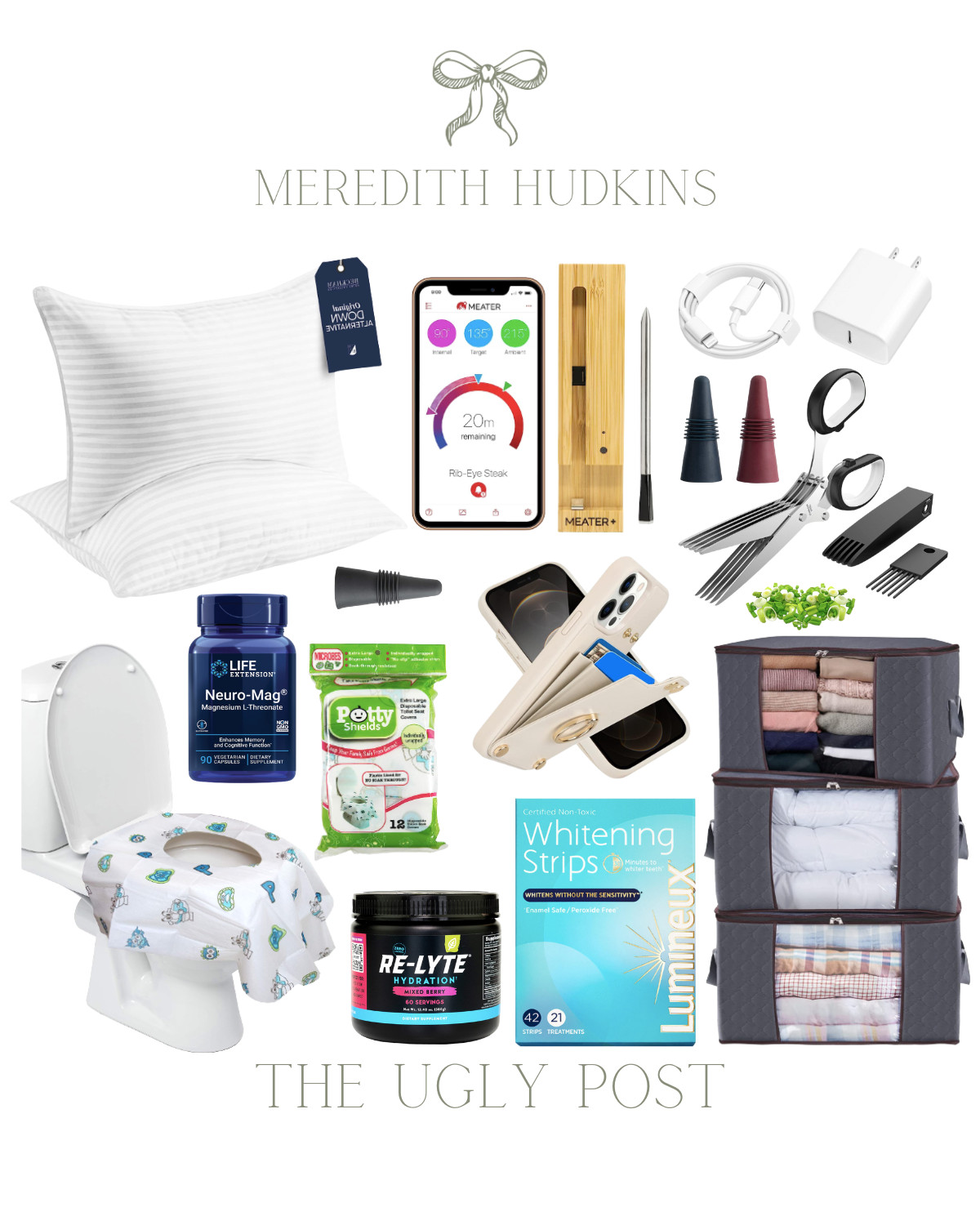 Bed pillows, herb scissors, Redmond re-lyre, electrolyte drink, bottle stoppers, magnesium supple... | Amazon (US)