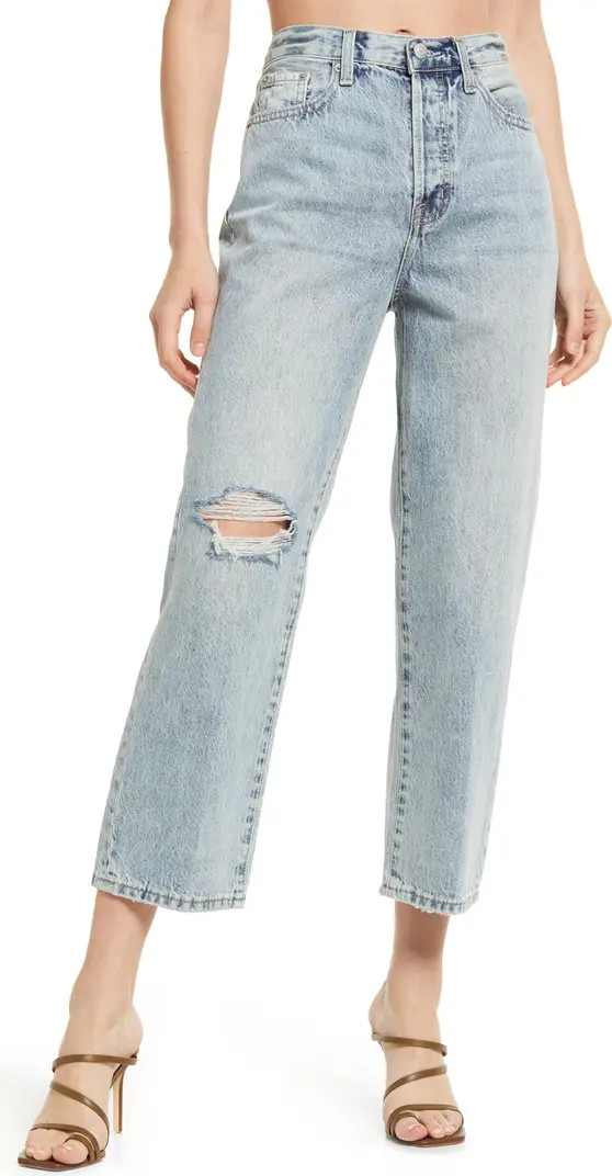 Pistola Cassie Super High Waist Straight Leg Jeans | Nordstrom | Nordstrom