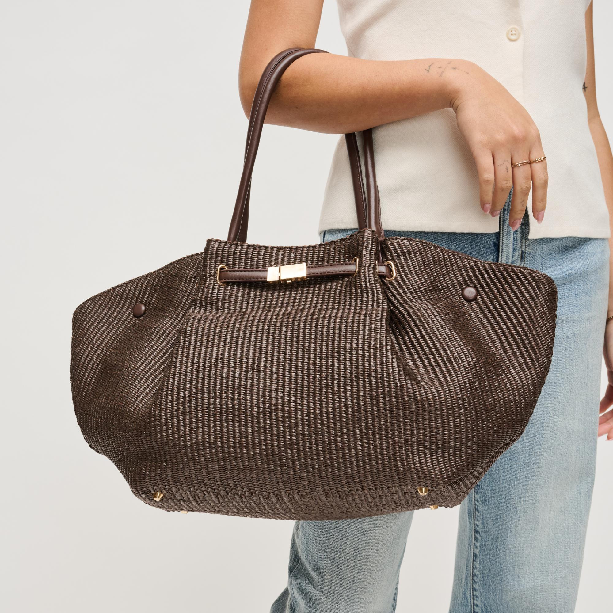Kaia - Straw Tote | Urban Expressions