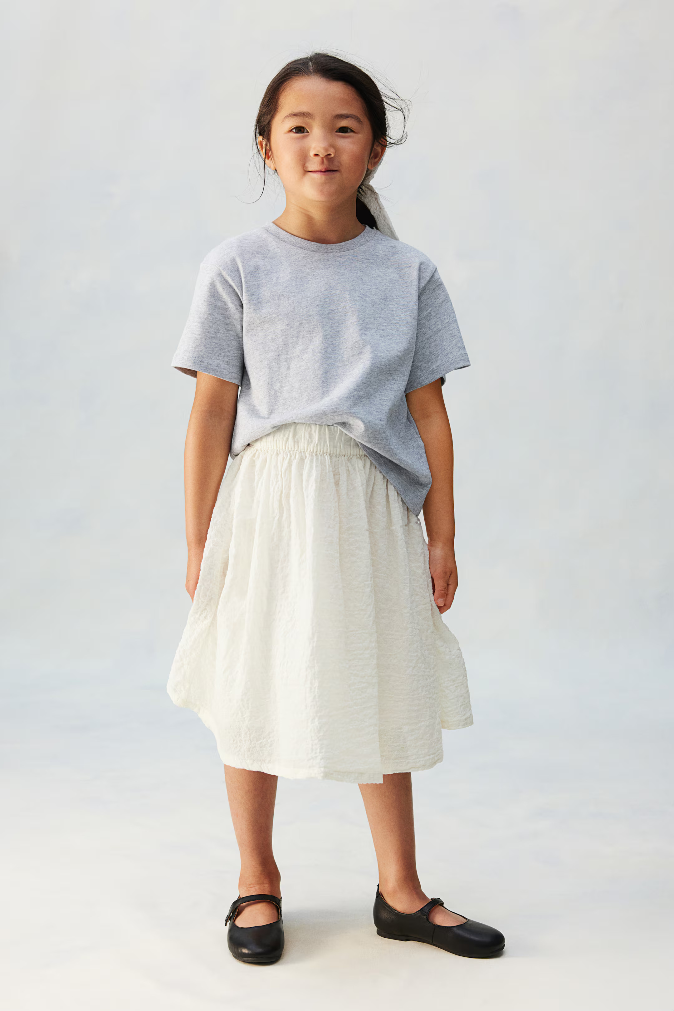 Cotton Seersucker Skirt | H&M (US + CA)