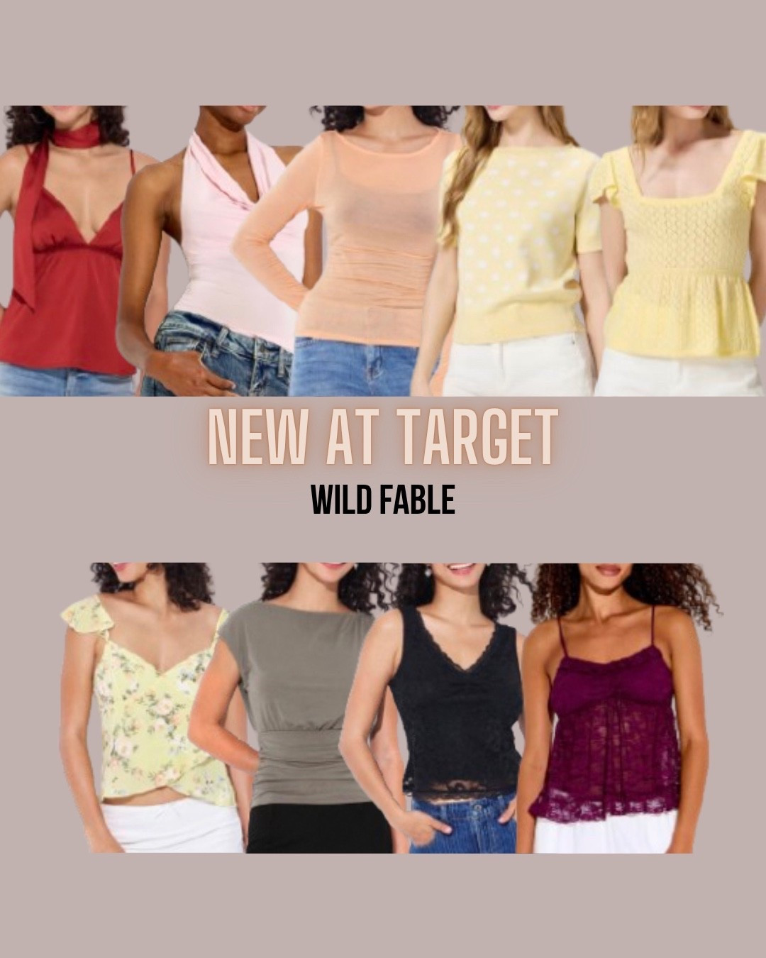 Target style
Summer tops
Lace tank
Scarf tank