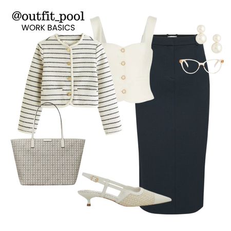 Striped jacket, blue pencil skirt, office outfit, workwear

#LTKFindsUnder50 #LTKWorkwear #LTKStyleTip