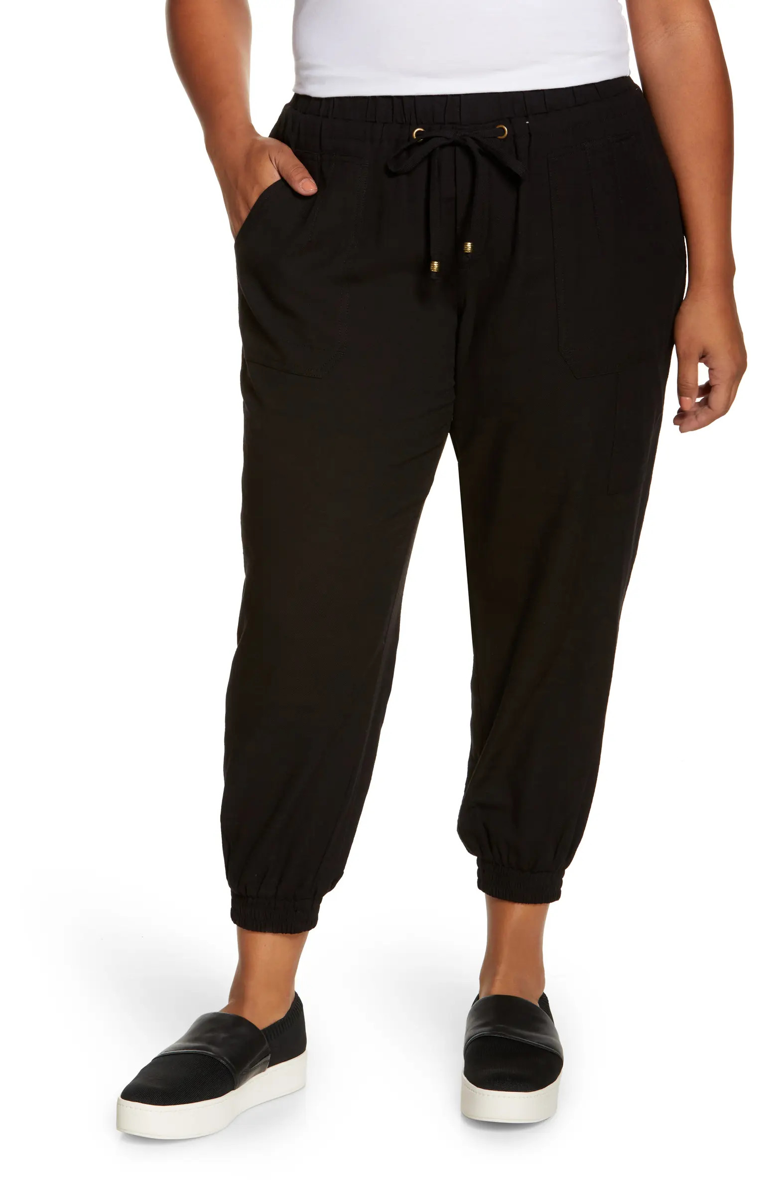 Textured High Waist Joggers | Nordstrom