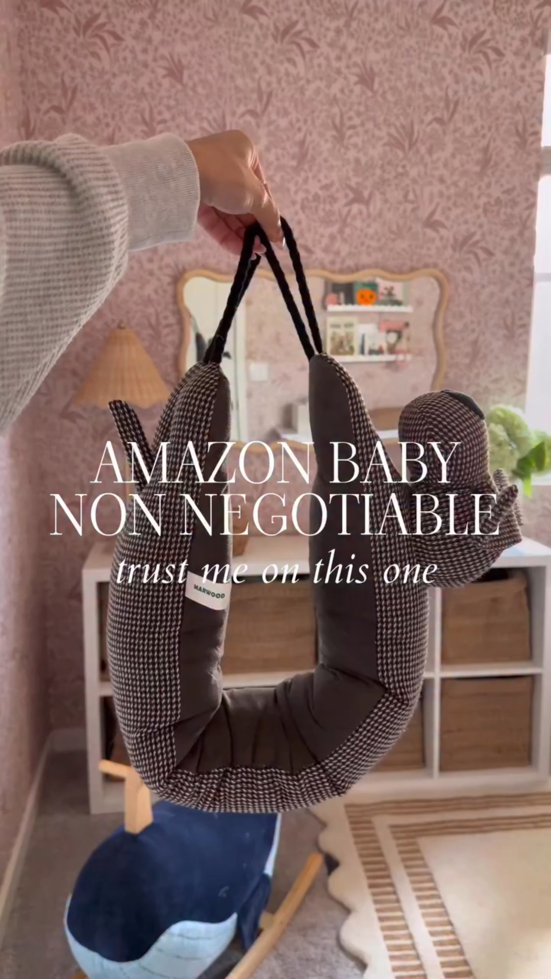  It’s a weighted door draft stopper and noise blocker for the bottom of your baby’s door. Also keeps light from peeking under your baby’s door. Trust me on this! 🤎

Make sure you’re following me to receive the 🔗

#amazonbaby #amazonkids #nurseryinspo #babyessentials #babymusthaves #babyregistry #amazonhome #sahm #momhack

#LTKKids #LTKFindsUnder50 #LTKBaby