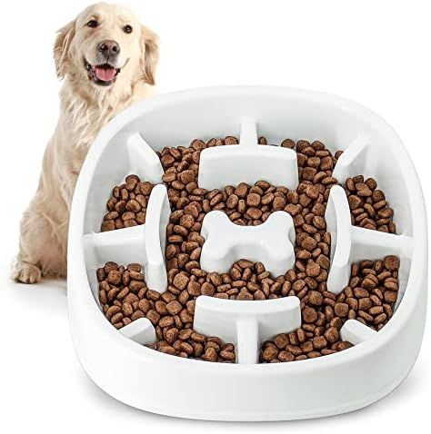 Dog Slow Feeder Bowl-Slow Feeder Dog Bowl for Small/Medium Dogs,3 Cups,for Dog Pet Slow Feeder | Amazon (US)