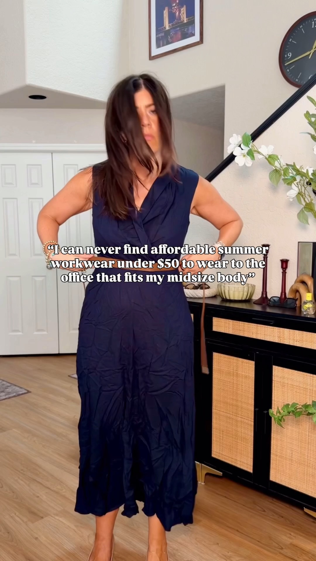 Summer workwear under $50*
Sizing in order
Navy dress: large
Purple top: medium
White linen skirt: large
Blue stripe dress: medium
Skirt vest set: medium
Vest dress: medium
Blue knit dress: medium
Blue wheeler top: medium
Blazer: medium 
White ruffle top: medium
Green skirt: medium

#LTKWorkwear #LTKTall #LTKMidsize